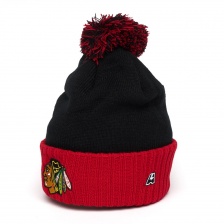 Шапка Chicago Blackhawks, черн.-красн., 55-58 59234