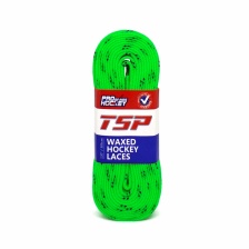 TSP Шнурки хоккейные с пропиткой Hockey Laces Waxed (Lime, 244 см) 0002824