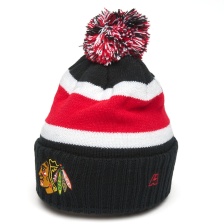 Шапка Chicago Blackhawks, черн.-красн.-бел., 55-58 59146