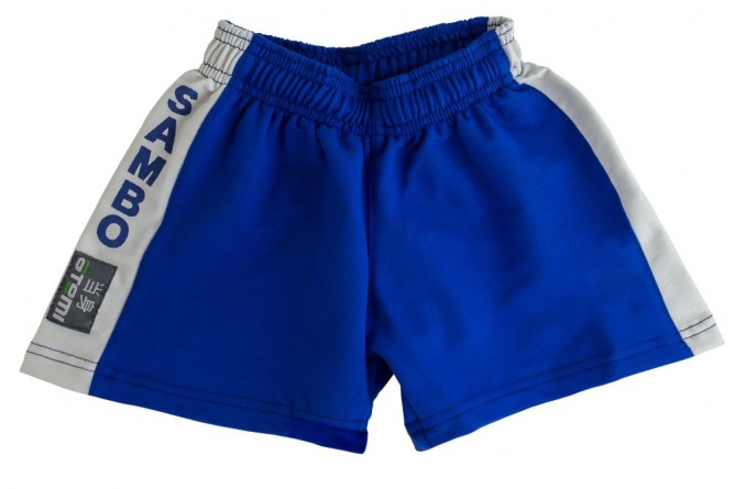 Шорты для самбо цвет синий фото 1