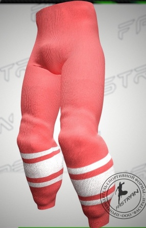 Рейтузы хоккейные вяз.RKS 02 V-3 красно-бел фото 1