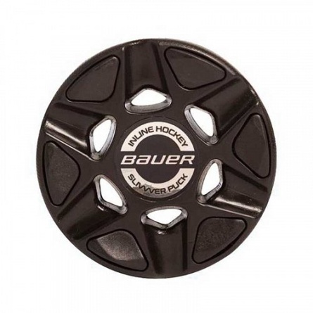 Шайба BAUER RH SLIVVVER PUCK BLACK SINGLE PCKGD,  BLK 1049839 фото 1