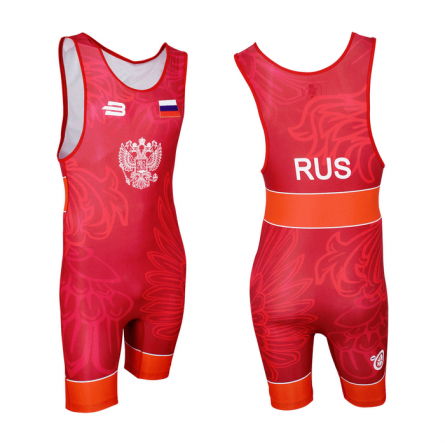 Трико борцовское BoyBo PROFI GERB одностороннее фото 2