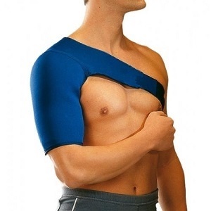 Бандаж плечевой неопрен. синий  Mad Guy  фото 1