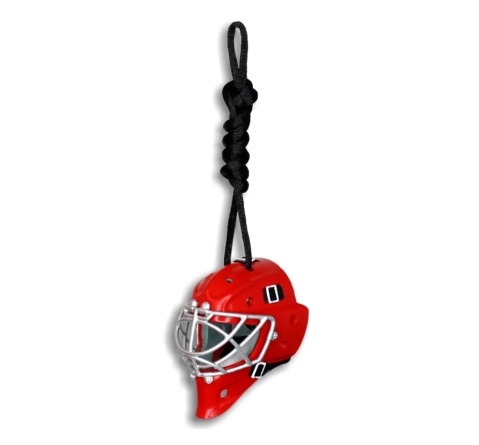 Подвеска-шлем хоккейный вратарский (цвет красный)  Brenom фото 1